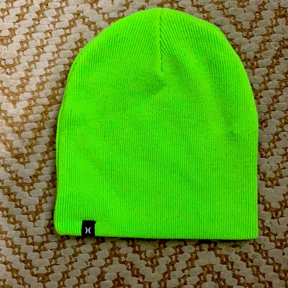 Neon Green Hurley Beanie